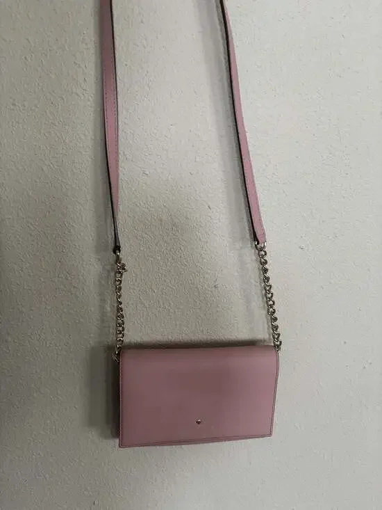 Kate Spade Cedar Street Cami Saffiano Leather Chain Crossbody Bag in Pink - Picture 4 of 10